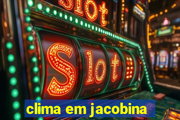 clima em jacobina